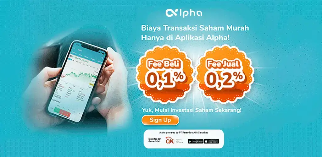 Biaya Transaksi Saham Termurah Alpha Investasi Banner Post